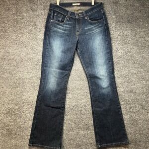 Levi's 529 Curvy Bootcut Women's Jeans Size 8 Medium Dark Wash Wide Leg